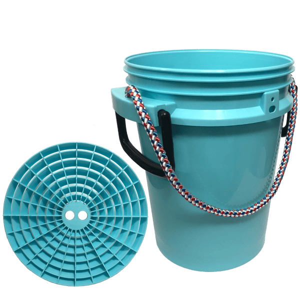 ISMARTBUCKET ISAMRT 5 Gallon bucket-Detailing Kit-5 G. Ismart bucket with rope, grit shield