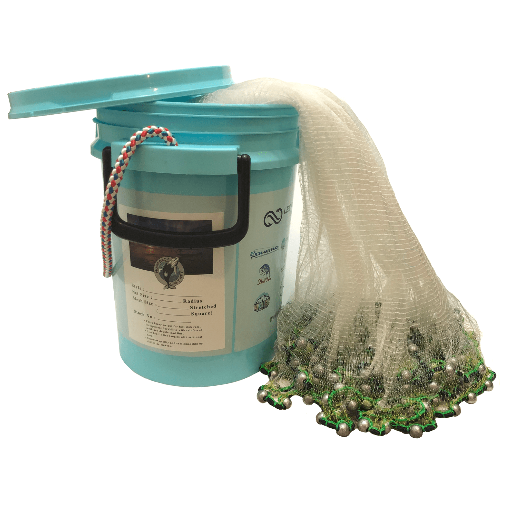 Humpback Ballyhoo Deep Sea Cast Net ( 1/2