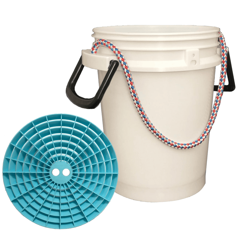 ISMARTBUCKET ISAMRT 5 Gallon bucket-Detailing Kit-5 G. Ismart bucket with rope, grit shield