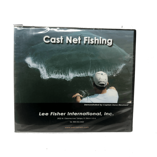 Lee Fisher Sports Fishing Accessories Cast Net Fishing DVD