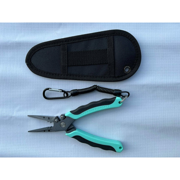 Lee Fisher Sports Pliers 7.5" Stainless Steel 420 super grade  Plier with Tungsten Cutter
