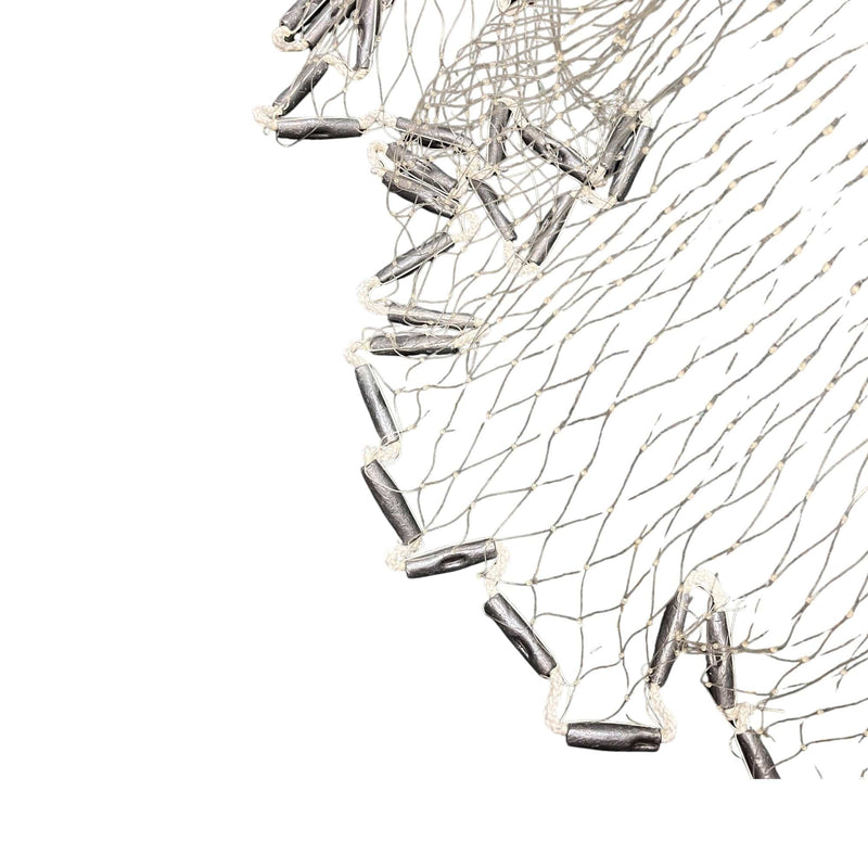 Bait Buster Cast Nets Bait Buster White Cast Net - 1-1/4" Sq. Mullet Mesh (1.5lb/ft) - No Dragon Head