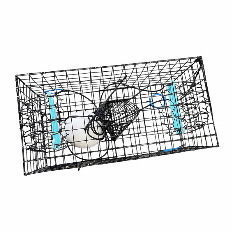 Joy Fish Accessories Joy Fish Maryland Blue Crab Heavy Duty Crab Trap, 24"x12"x12" with Gauge