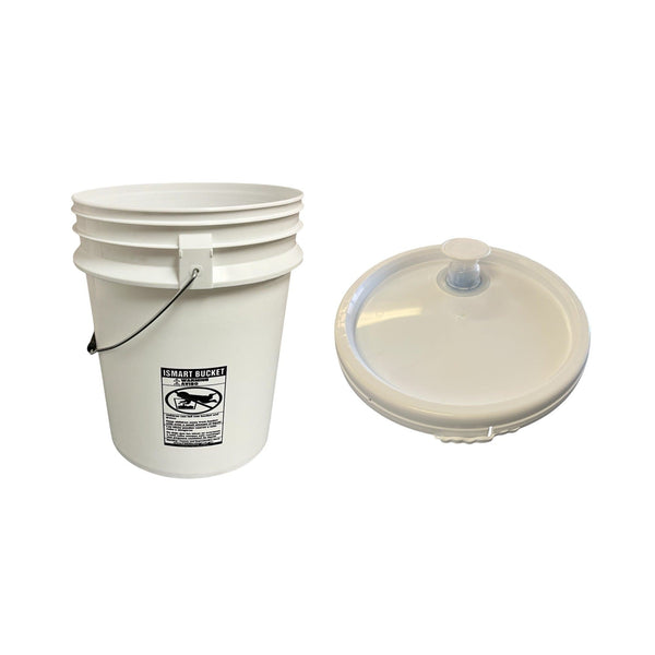 Justforfishing.com 5 Gallon Bucket with Pour Spout Lid- Food Grade (BPA Free Plastic)