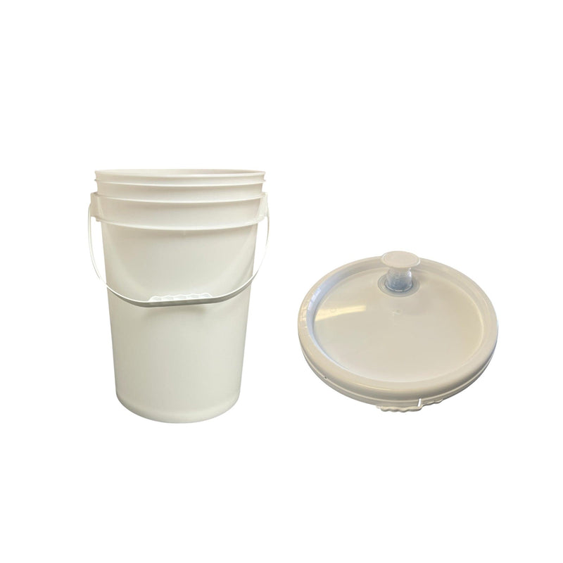 Justforfishing.com 6 Gallon Bucket with Pour Spout Lid- Food Grade (BPA Free Plastic)