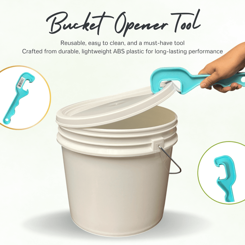 Justforfishing.com 3.5 Gallon ISMART Bucket with Bucket Opener Tool