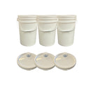 Justforfishing.com 6 Gallon Bucket with Pour Spout Lid- Food Grade (BPA Free Plastic)