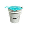 Justforfishing.com 5 Gallon Bucket (White) with Essential Top  Integrated with Magnet pad, Rod, net, line, Tool Accessories Holder and Vented Opening, Holes for Live Bait. (Copy)