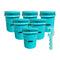 Justforfishing.com 5-Gallon Bucket with Lid – 6 Pack + Bucket Opener Tool