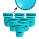 Justforfishing.com 5 Gallon Food Grade Bucket with Airtight Lid | Heavy Duty, Blue