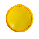 Justforfishing.com 5 Gallon Outdoor Metal Handle Bucket with Lid, Yellow Color