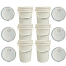 Justforfishing.com 6 Gallon Bucket with Pour Spout Lid- Food Grade (BPA Free Plastic)