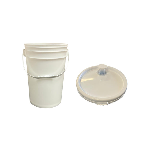 Justforfishing.com 6 Gallon Bucket with Pour Spout Lid- Food Grade (BPA Free Plastic)