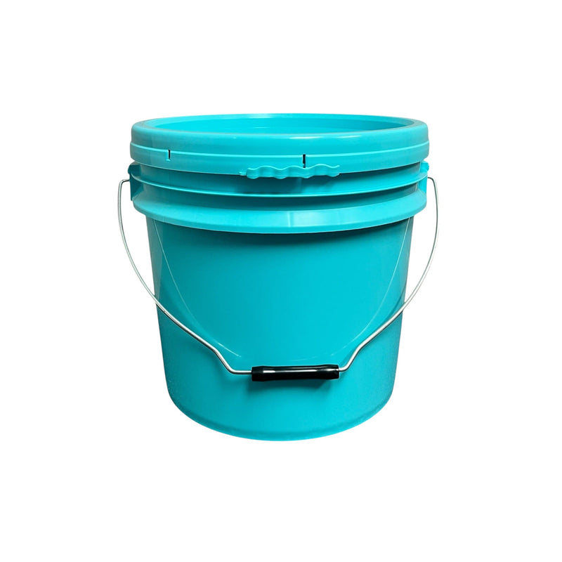 Justforfishing.com 4 Gallon Outdoor Metal Handle Bucket with Lid