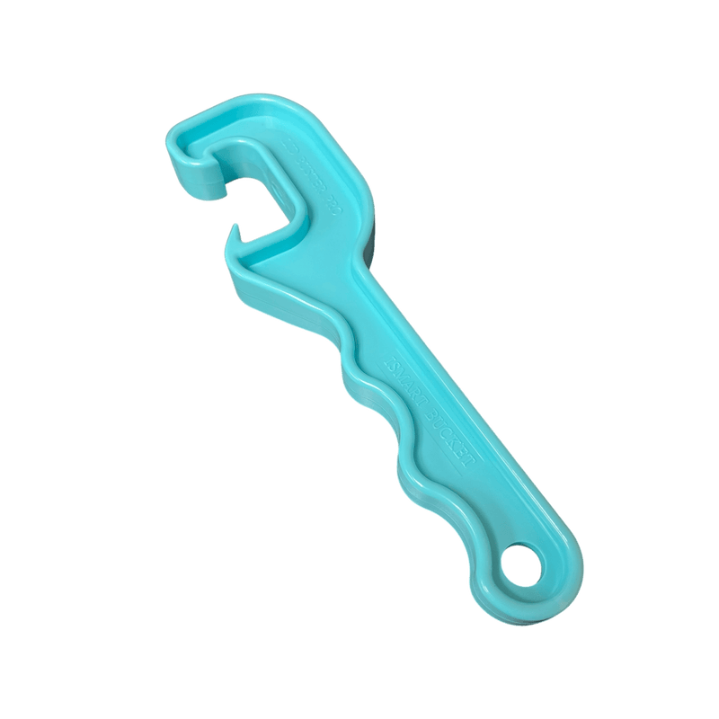 Justforfishing.com Bucket Lid Opener Tool for 3-5 Gallon Buckets, ABS Plastic, Turquoise, 9.38 Inch Length