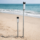 Justforfishing.com Lee Fisher Sports Aluminum Sand Spike Rod Holder – 28” & 42” Beach Fishing Rod Holder for Surf, Pier & Shore Anglers
