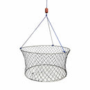 Justforfishing.com Lee Fisher Sports Collapsible Crab Ring Trap Set – 26” Heavy-Duty Galvanized Steel with 65FT Rope, Bait Clip & Crab Measurer