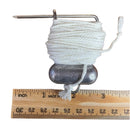 Justforfishing.com Lee Fisher Sports Crab Throw Line – Weighted Stainless Steel Bait Wire, Castable Retrieval Line for Crab Traps