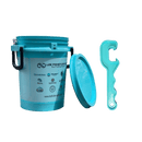 Justforfishing.com 5 Gallon Rope Handle Bucket with Bucket Opener Tool