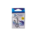 Justforfishing.com Trident Hook Round Bend Worm Hook IK Series- Pocket Pack