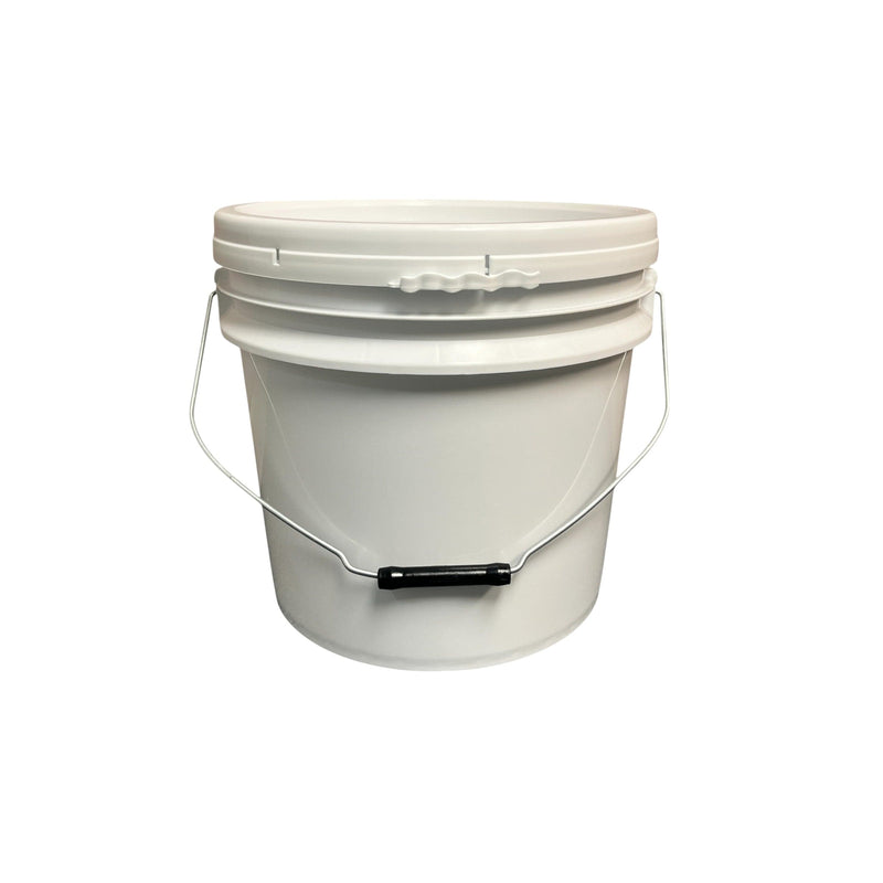 Justforfishing.com 4 Gallon Outdoor Metal Handle Bucket with Lid