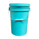 Lee Fisher Sports Bucket Lee Fisher Sports Bucket - 6 Gallon Bucket with Lid, Aqua Blue