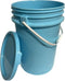 Lee Fisher Sports Bucket Lee Fisher Sports Bucket - 6 Gallon Bucket with Lid, Aqua Blue