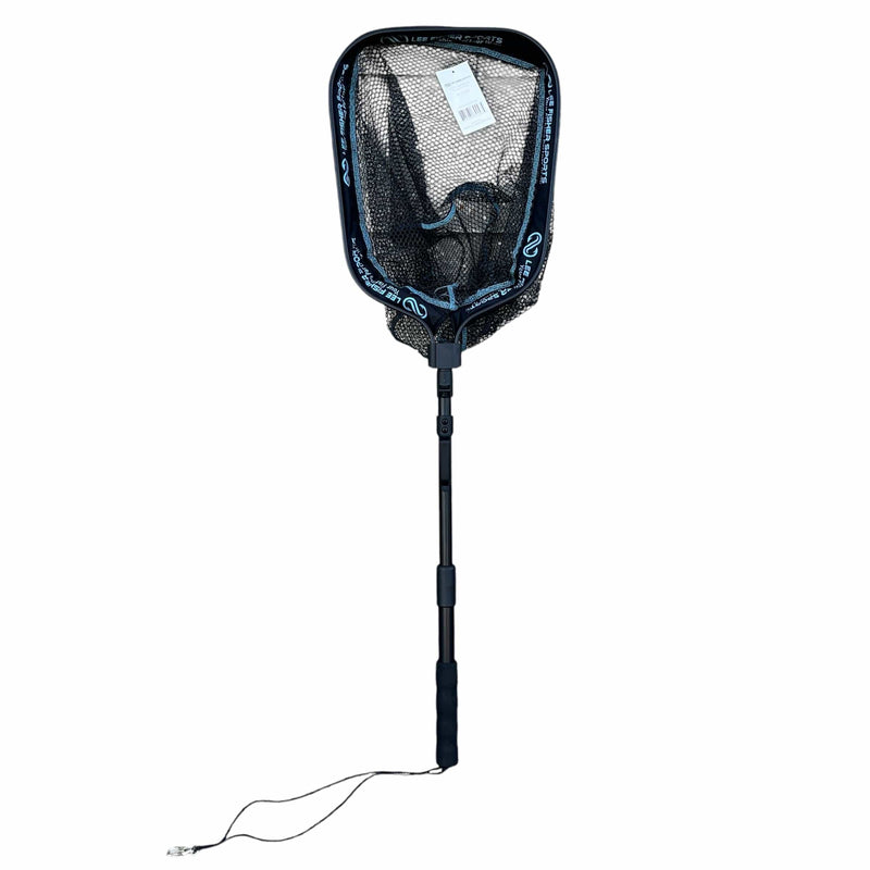Lee Fisher Sports Landing Net Floating Foldable Landing Net-18"x22",12" deep, 12-22" Telescope Handle, JF-31FL-Float