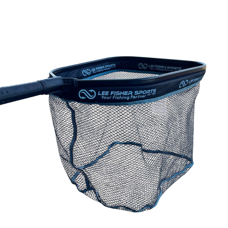 Lee Fisher Sports Landing Net Floating Landing Net-14"x16",12" deep, 7' Handle, JF-26 Float