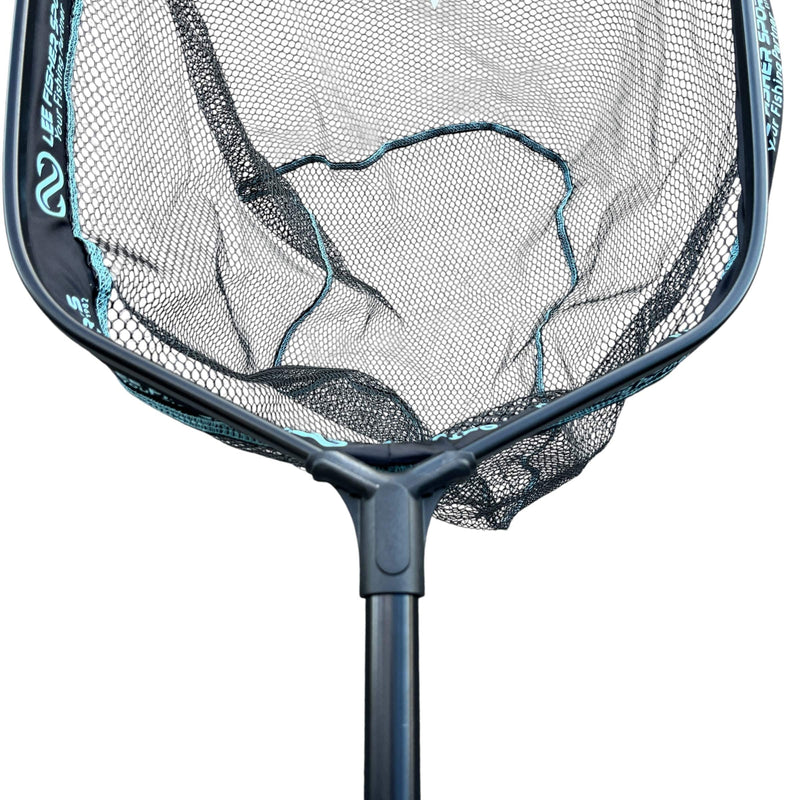 Lee Fisher Sports Landing Net Floating Landing Net-16"x20",12" deep, 18" Handle, JF-27 Float