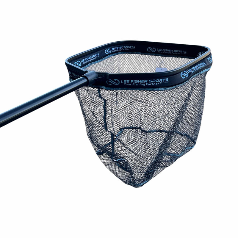 Lee Fisher Sports Landing Net Floating Landing Net-16"x20",12" deep, 18" Handle, JF-27 Float