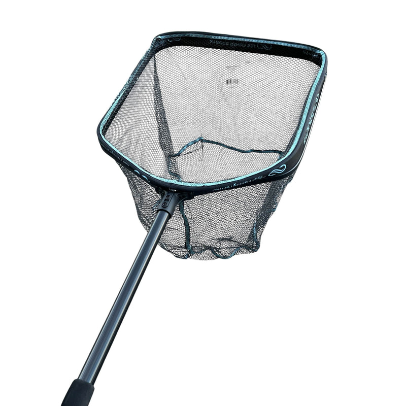 Lee Fisher Sports Landing Net Floating Landing Net-18"x22",14" deep, 18" Handle, JF-29 Float