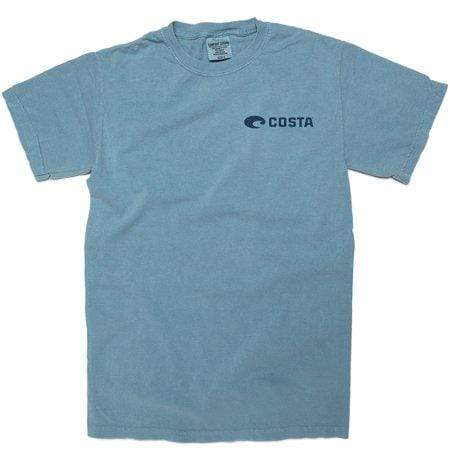  Costa Del Mar mens Casual shirts, Arctic Blue, Small