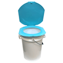 ISMARTBUCKET Toilet Seat Snap on Bucket-Convenience, portable, fits on 3.5 Gallon, 5 Gallon bucket. (Bucket sell separately)