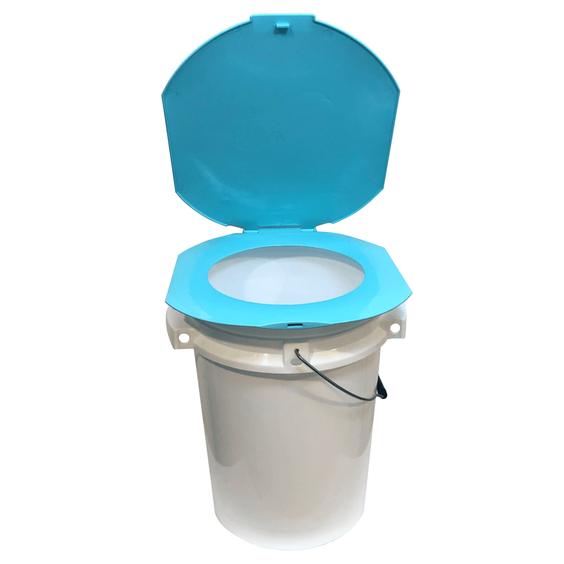 ISMARTBUCKET Toilet Seat Snap on Bucket-Convenience, portable, fits on 3.5 Gallon, 5 Gallon bucket. (Bucket sell separately)