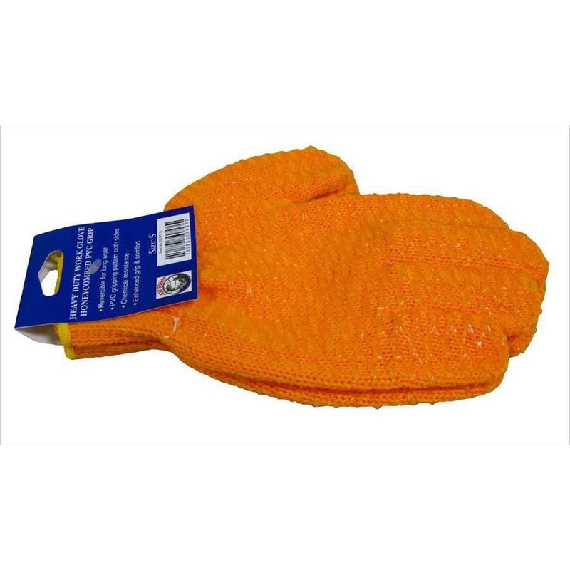 Joy Fish Apparel Gloves - Orange Vinyl Coated Gloves