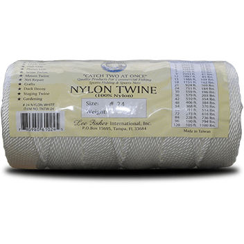 Joy Fish Twine Everstrong 100% Nylon Twisted Seine Mason Twine – White 1/4 lb, 1 lb pack
