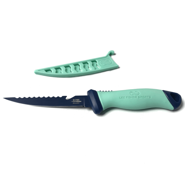 Lee Fisher Sports Accessories Ronin Sharp German Steel Fillet Knife provides Razor Sharp Blade - 5",6",7",8" 9" for indoor & outdoor