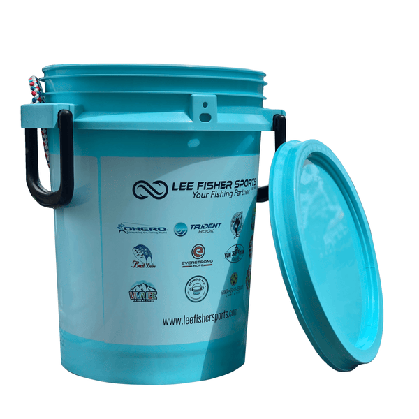 Lee Fisher Sports Bucket Lee Fisher Sports Bucket - 5 Gallon iSmart Bucket With Rope Handle and Logo Printed