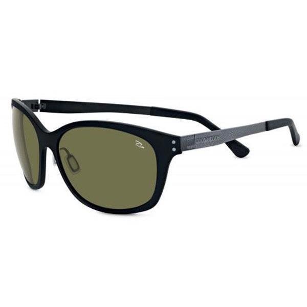Serengeti Black Acetate & Metal Sunglasses main image 1